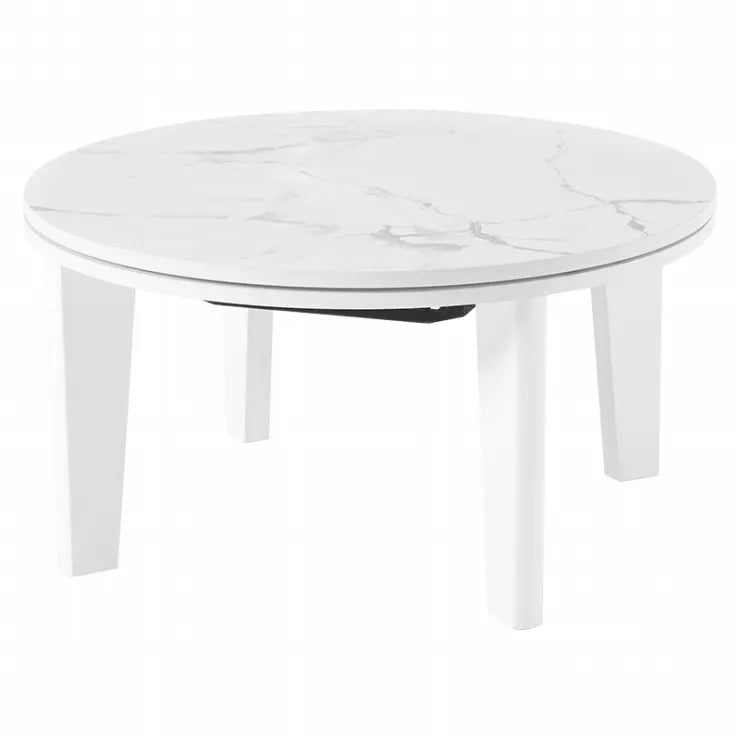 Table pliante MT-6866 Largeur 105 cm Profondeur 55 cm Hauteur 32 (7) cm Table centrale pliante Table en bois marron naturel Fer massif Table de café rétro Table en bois Moderne Scandinave Élégant Mignon Industriel