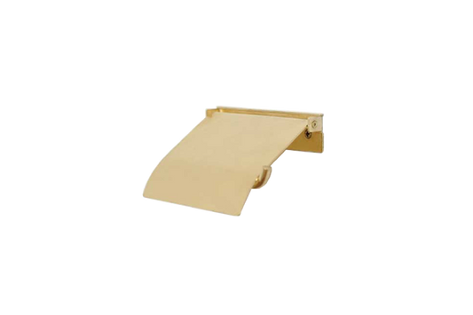 AXCIS アクシス ペーパーホルダー flap フラップ ブラス HS3043 1連 シングル トイレットペーパーホルダーカバー 真鍮 DIY 日曜大工 リフォーム 真鍮製 ゴールド トイレ収納 スリム コンパクト ストック 高級感