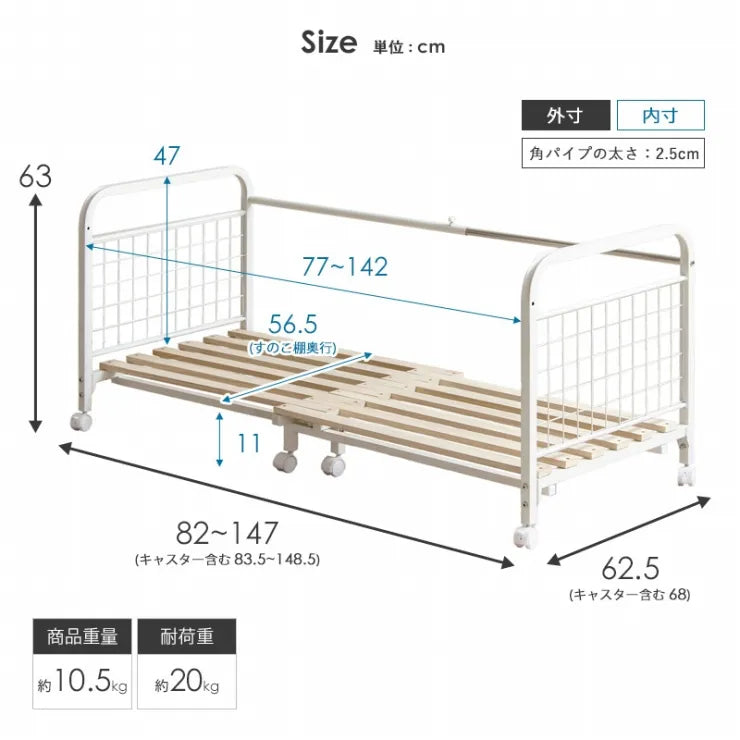 Table pliante MT-6866 Largeur 105 cm Profondeur 55 cm Hauteur 32 (7) cm Table centrale pliante Table en bois marron naturel Fer massif Table de café rétro Table en bois Moderne Scandinave Élégant Mignon Industriel