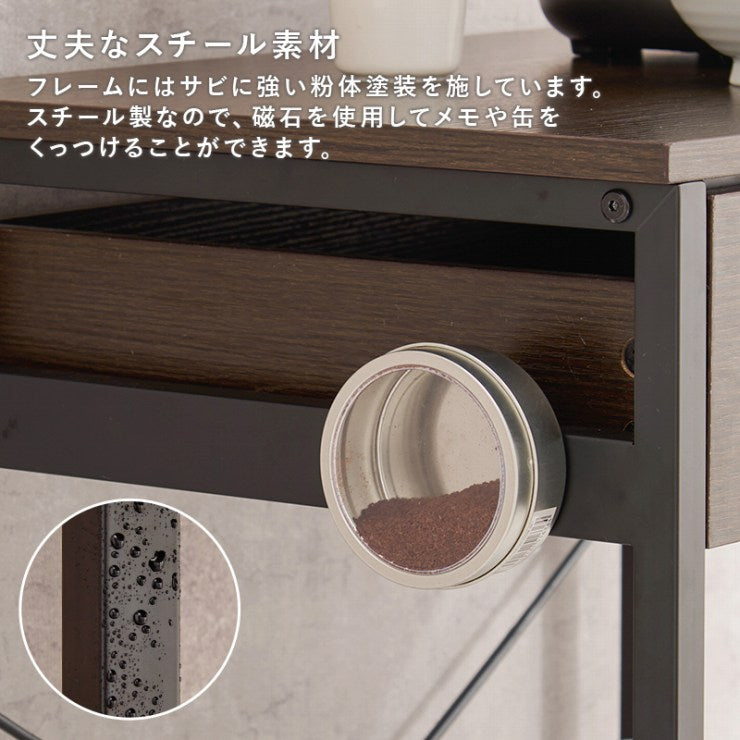キッチンラック ゴミ箱上ラック KR-3771 幅80.5cm 奥行42cm 高さ85.5cm