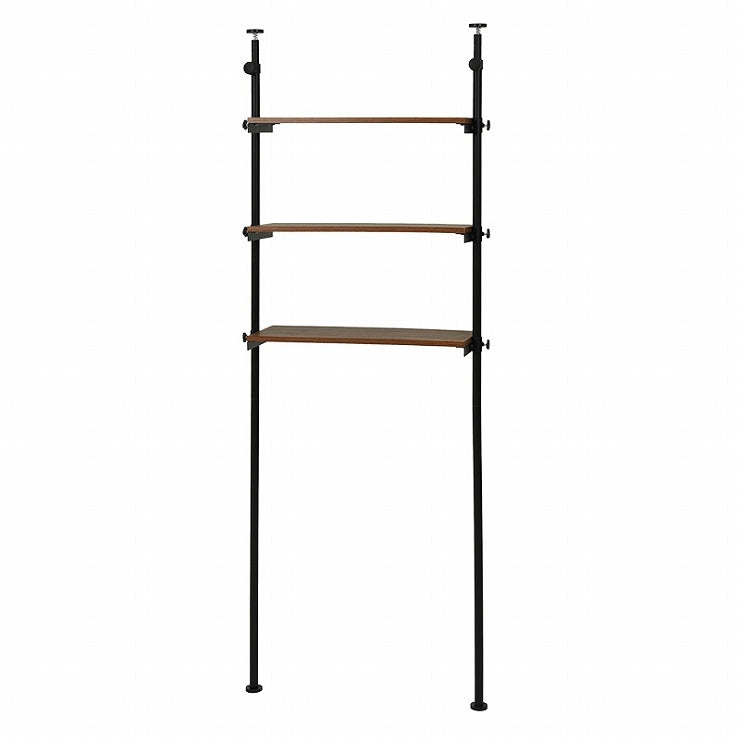 突っ張り洗濯機ラック KTR-3153 幅70cm 奥行24cm 高さ187~264cm