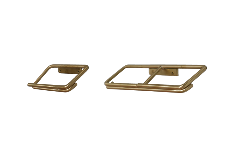 AXCIS アクシス ペーパーホルダー KT ブラス L2220 L2221 1連 2連 シングル ダブル トイレットペーパーホルダーカバー 真鍮 DIY 日曜大工 リフォーム 真鍮製 ゴールド トイレ収納 すき間収納 省スペース スリム コンパクト ストック 高級感 新生活 シンプル おしゃれ かわいい 北欧