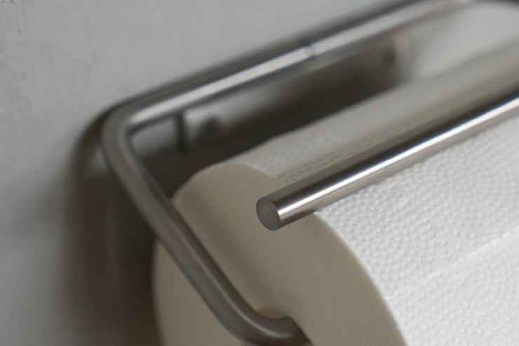 AXCIS アクシス ペーパーホルダー KT ステンレス L2222 L2223 1連 2連 シングル ダブル トイレットペーパーホルダーカバー SUS DIY 日曜大工 リフォーム ステンレス製 シルバー トイレ収納 すき間収納 省スペース スリム コンパクト ストック 高級感 新生活 シンプル 北欧
