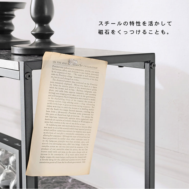 オープンラック LCC-4664 幅90cm 奥行30cm 高さ109cm