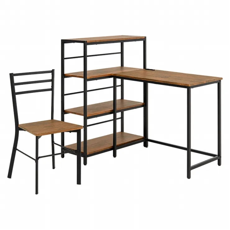 デスクチェア3点セット LDC-4697-4RS 幅80cm 奥行き45cm 高さ72cm