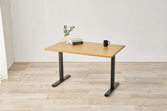 Folding leg table MT-6866 Width 105cm Depth 55cm Height 32(7)cm Folding center table Natural Brown Wooden table Solid Iron Retro Cafe table Wood table Modern Scandinavian Stylish Cute Industrial