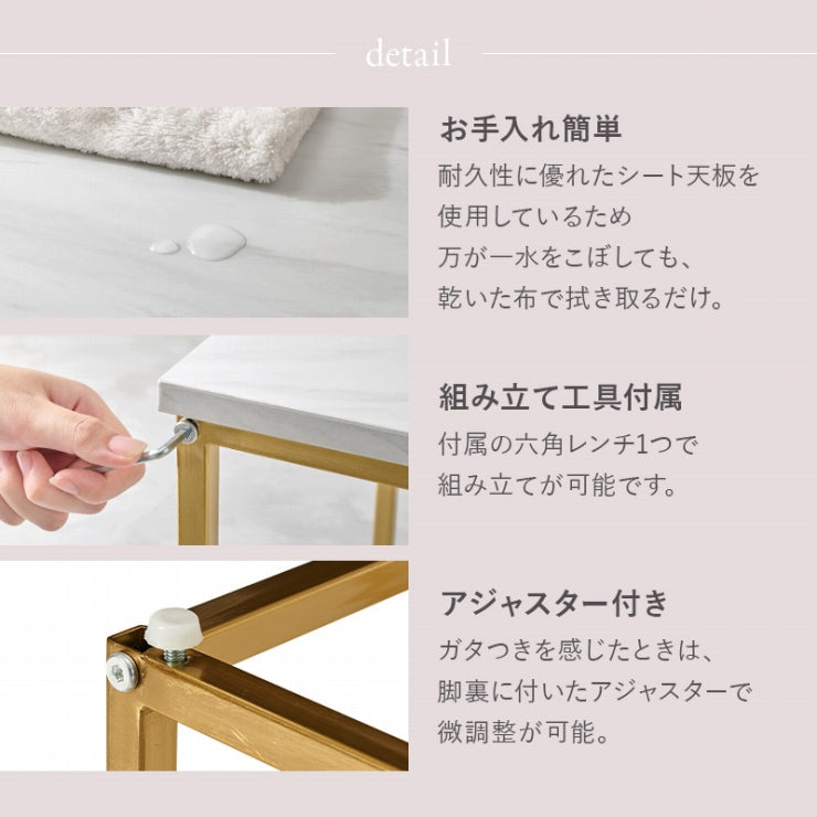 ネストテーブル LT-4617 幅66cm 奥行き66cm 高さ39cm