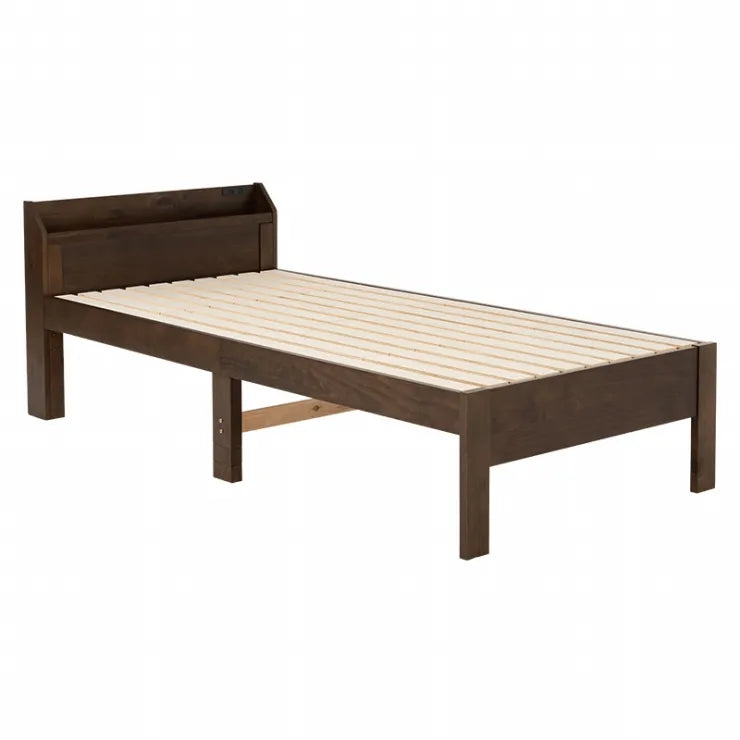 マットレス付きシングルベッド MB-5164S3301 幅97.5cm 奥行き211.5cm 高さ72cm 床面高さ31~41cm