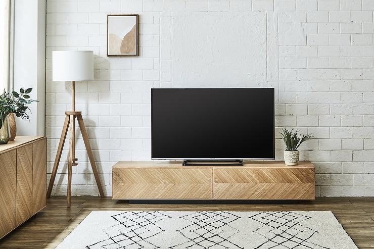 天然木 テレビボード MEIREKI 日本製 幅180cm 奥行き40cm 高さ33cm