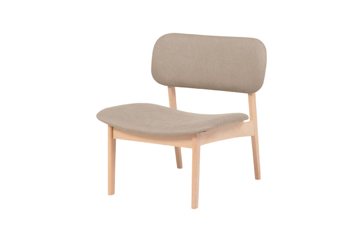 Chaises de salle à manger, lot de 2, MI-8633, largeur 62 cm, profondeur 65 cm, hauteur 70 cm, hauteur d'assise 39 cm, chaise, naturel, beige, gris, chaise, salle à manger, bois naturel, coussin, salon, canapé rétro, élégant, mignon, scandinave