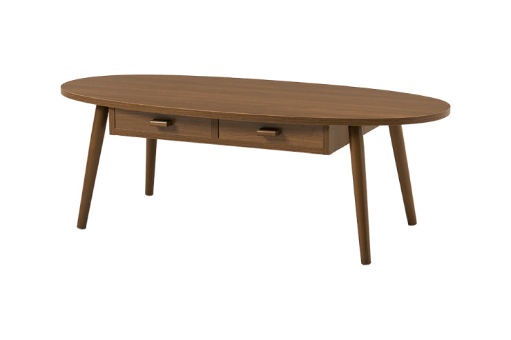 Table pliante MT-6866 Largeur 105 cm Profondeur 55 cm Hauteur 32 (7) cm Table centrale pliante Table en bois marron naturel Fer massif Table de café rétro Table en bois Moderne Scandinave Élégant Mignon Industriel