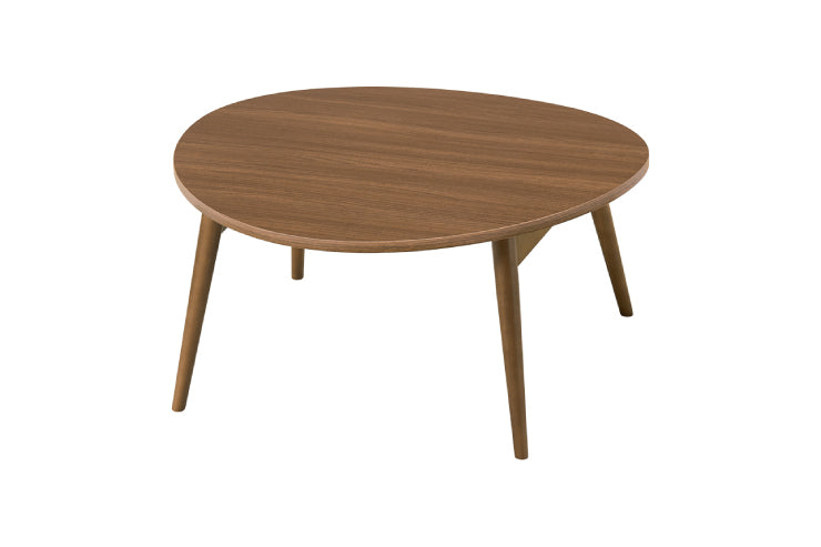 Table pliante MT-6866 Largeur 105 cm Profondeur 55 cm Hauteur 32 (7) cm Table centrale pliante Table en bois marron naturel Fer massif Table de café rétro Table en bois Moderne Scandinave Élégant Mignon Industriel