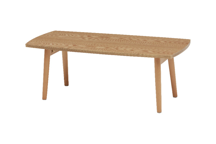 Table pliante MT-6866 Largeur 105 cm Profondeur 55 cm Hauteur 32 (7) cm Table centrale pliante Table en bois marron naturel Fer massif Table de café rétro Table en bois Moderne Scandinave Élégant Mignon Industriel