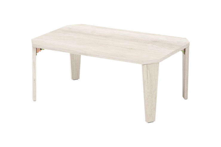 Table pliante MT-6866 Largeur 105 cm Profondeur 55 cm Hauteur 32 (7) cm Table centrale pliante Table en bois marron naturel Fer massif Table de café rétro Table en bois Moderne Scandinave Élégant Mignon Industriel