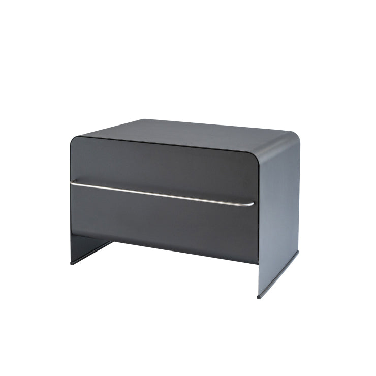 Tiroir de comptoir UtaU Utau Boîte à pain à 2 niveaux Boîte à pain mince Blanc Gris Grille-pain Tiroir de rangement pour pain Étagère à condiments Étagère à épices Bureau Papeterie Rangement de cuisine Élégant