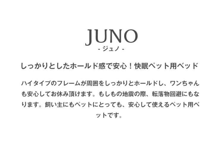 ペットベッド ペットソファ PETTO JUNO ジュノ 幅66cm 奥行き54cm 高さ38cm