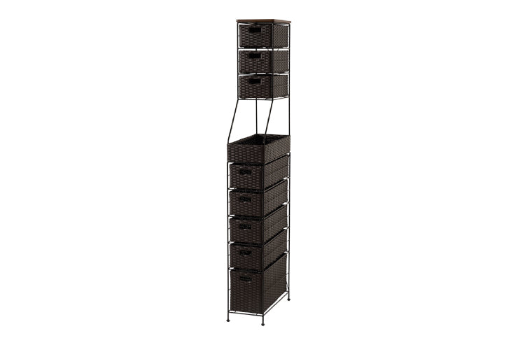 ランドリーチェスト RAN-2460 幅20cm 奥行き45cm 高さ154cm