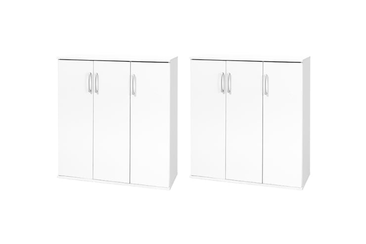 シューズラック 2点セット RSR-1703-2S 靴箱 幅89cm 奥行37cm 高さ95cm