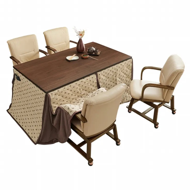 Folding leg table MT-6866 Width 105cm Depth 55cm Height 32(7)cm Folding center table Natural Brown Wooden table Solid Iron Retro Cafe table Wood table Modern Scandinavian Stylish Cute Industrial