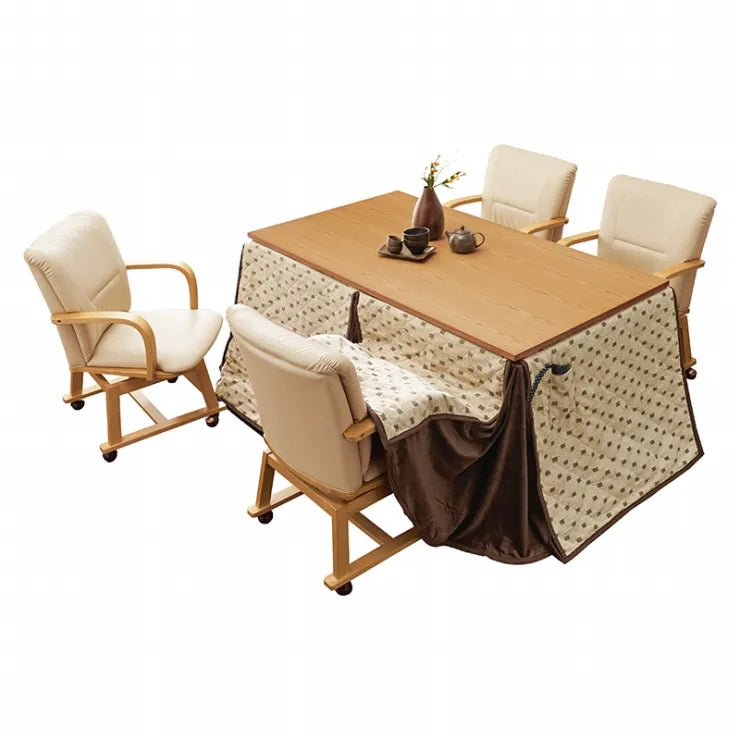Folding leg table MT-6866 Width 105cm Depth 55cm Height 32(7)cm Folding center table Natural Brown Wooden table Solid Iron Retro Cafe table Wood table Modern Scandinavian Stylish Cute Industrial