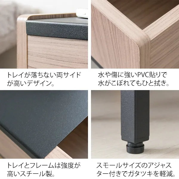 プランターサイドテーブル Folium フォリウム ST-5020 幅50cm 奥行き20cm 高さ55cm