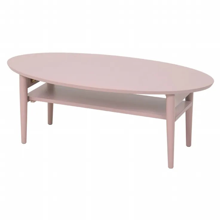 Table pliante MT-6866 Largeur 105 cm Profondeur 55 cm Hauteur 32 (7) cm Table centrale pliante Table en bois marron naturel Fer massif Table de café rétro Table en bois Moderne Scandinave Élégant Mignon Industriel