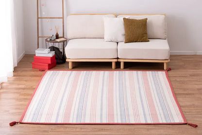 インド綿ラグ テラ 幅185cm 奥行き185cm