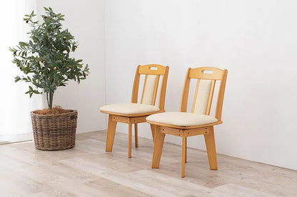 ダイニングチェア 2脚セット KC-7581 幅44cm 奥行き47cm 高さ80cm 座面高さ43cm
