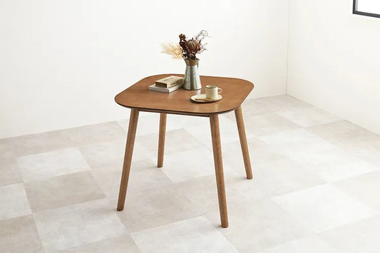 Folding leg table MT-6866 Width 105cm Depth 55cm Height 32(7)cm Folding center table Natural Brown Wooden table Solid Iron Retro Cafe table Wood table Modern Scandinavian Stylish Cute Industrial
