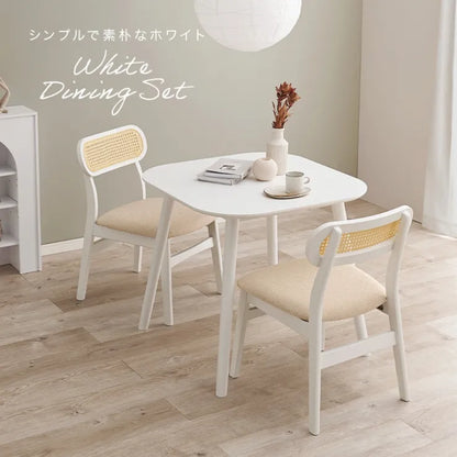 ダイニング3点セット BT-862754-3SR 幅75cm 奥行き75cm 高さ70cm