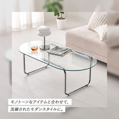 ガラステーブル BT-8663 幅120cm 奥行き60cm 高さ38cm
