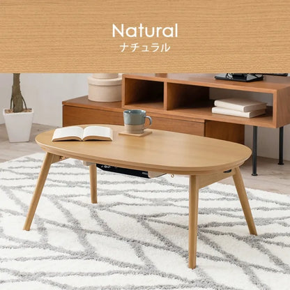 Folding leg table MT-6866 Width 105cm Depth 55cm Height 32(7)cm Folding center table Natural Brown Wooden table Solid Iron Retro Cafe table Wood table Modern Scandinavian Stylish Cute Industrial