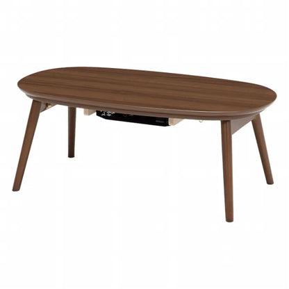 Folding leg table MT-6866 Width 105cm Depth 55cm Height 32(7)cm Folding center table Natural Brown Wooden table Solid Iron Retro Cafe table Wood table Modern Scandinavian Stylish Cute Industrial