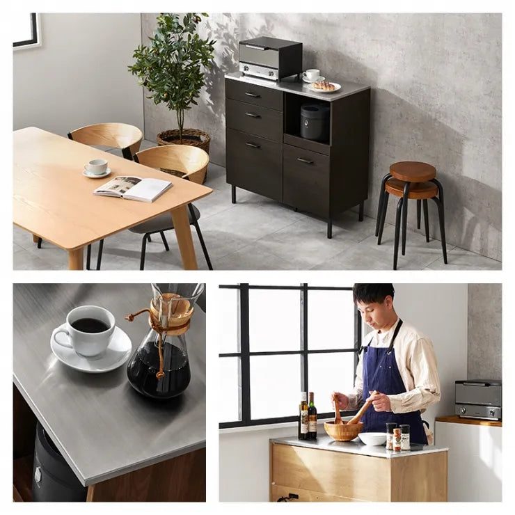 キッチンキャビネット CKC-7160 幅85cm 奥行き42.5cm 高さ89.5cm