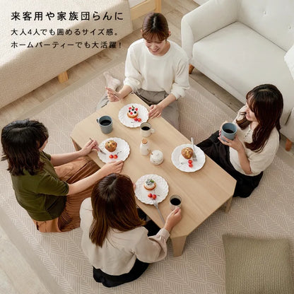 折れ脚テーブル Couleur-105 クルール 幅105cm 奥行き55cm 高さ32cm