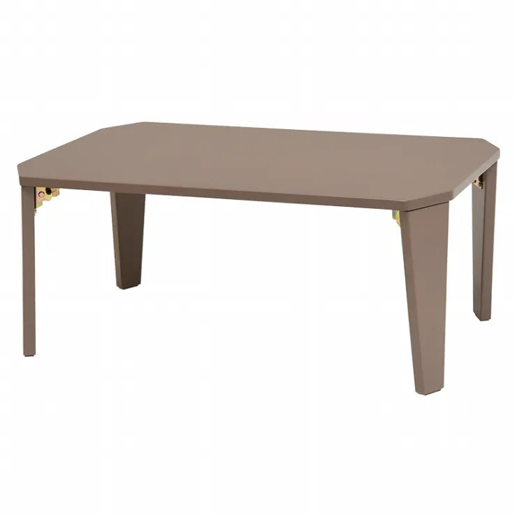 Folding leg table MT-6866 Width 105cm Depth 55cm Height 32(7)cm Folding center table Natural Brown Wooden table Solid Iron Retro Cafe table Wood table Modern Scandinavian Stylish Cute Industrial