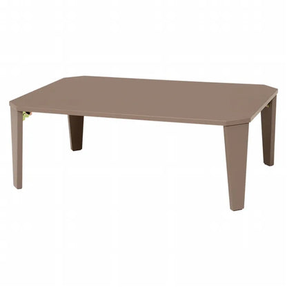 Folding leg table MT-6866 Width 105cm Depth 55cm Height 32(7)cm Folding center table Natural Brown Wooden table Solid Iron Retro Cafe table Wood table Modern Scandinavian Stylish Cute Industrial