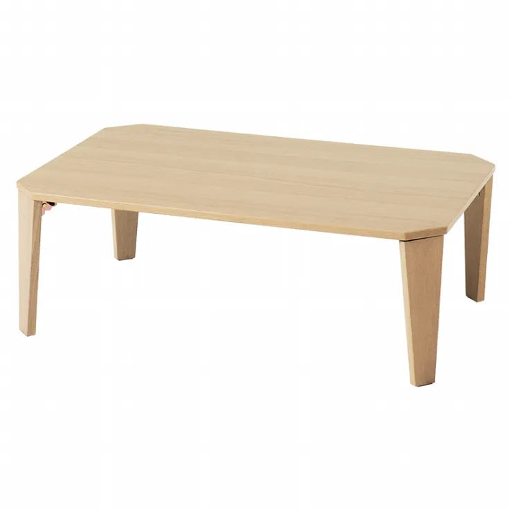 Folding leg table MT-6866 Width 105cm Depth 55cm Height 32(7)cm Folding center table Natural Brown Wooden table Solid Iron Retro Cafe table Wood table Modern Scandinavian Stylish Cute Industrial