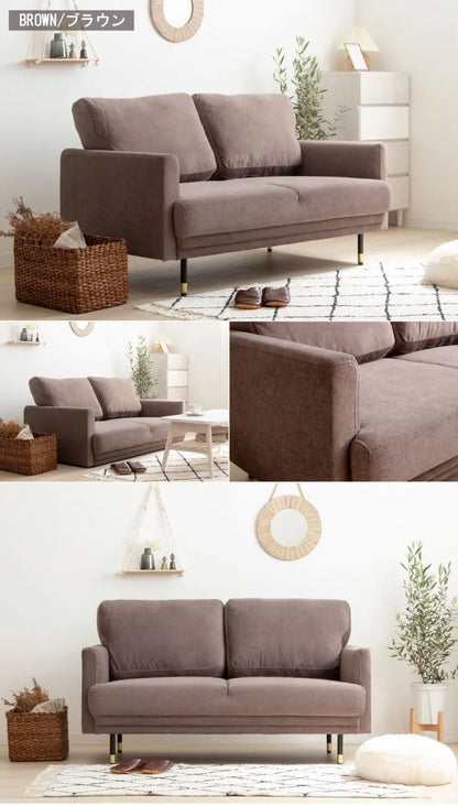 コンパクトソファ CS-1009 幅135cm 奥行き75cm 高さ76cm 座面高さ40cm