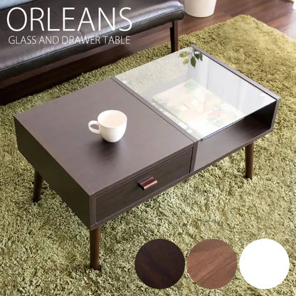 センターテーブル ORLEANS オリンズ CT-845 幅80cm 奥行き44.5cm 高さ41cm