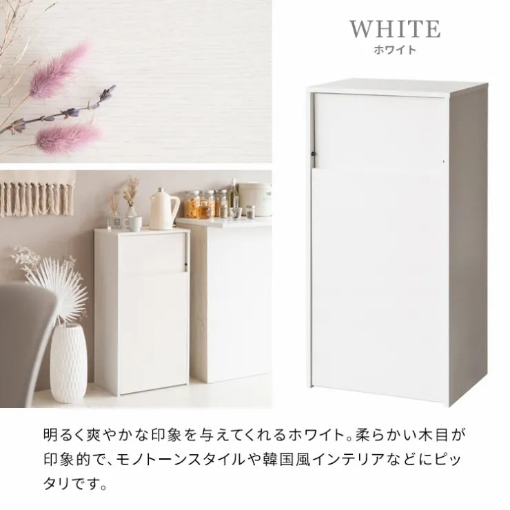 キャスターダストボックス Helios ヘリオス DB-F1100 幅45cm 奥行29.5cm 高さ90cm