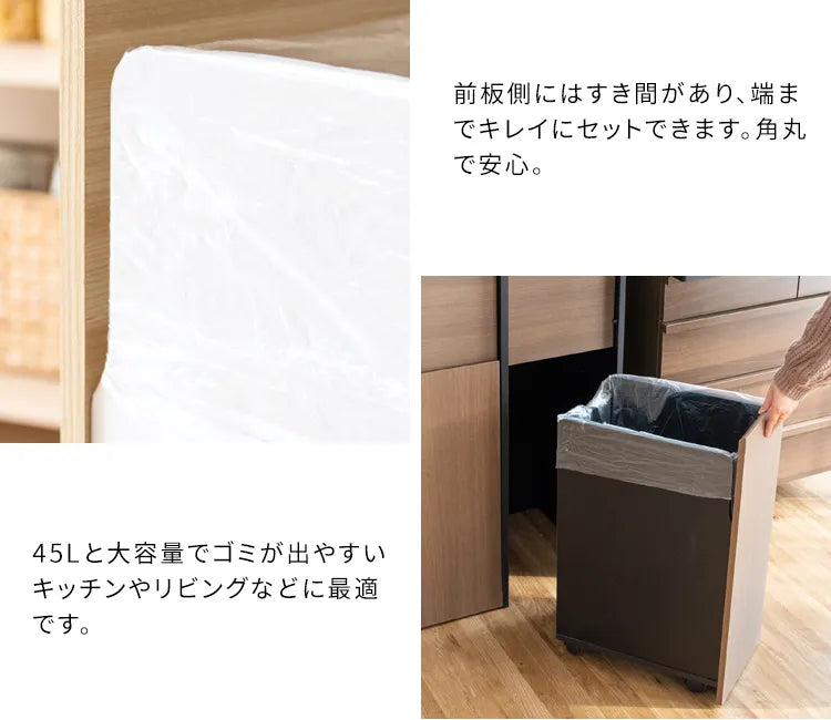 分別キャスターダストボックス Helios ヘリオス DB-F2100 幅60.5cm 奥行き43cm 高さ90cm