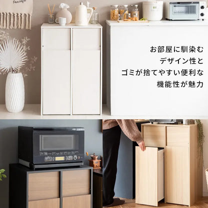分別キャスターダストボックス Helios ヘリオス DB-F2100 幅60.5cm 奥行き43cm 高さ90cm