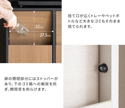 分別キャスターダストボックス Helios ヘリオス DB-F2100 幅60.5cm 奥行き43cm 高さ90cm