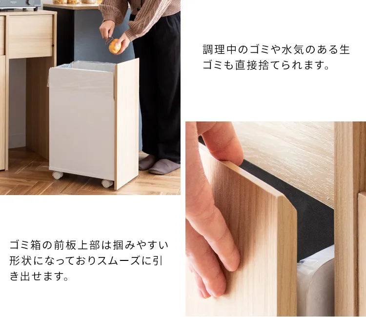 分別キャスターダストボックス Helios ヘリオス DB-F2100 幅60.5cm 奥行き43cm 高さ90cm