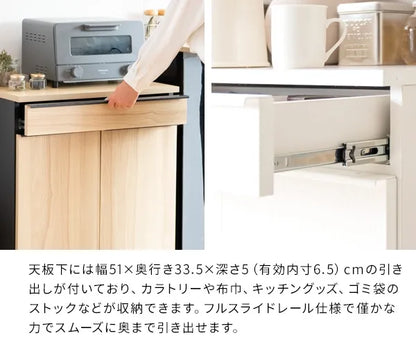 分別ドロワーダストボックス NotT ノット DB-F2200 幅60cm 奥行42cm 高さ80cm