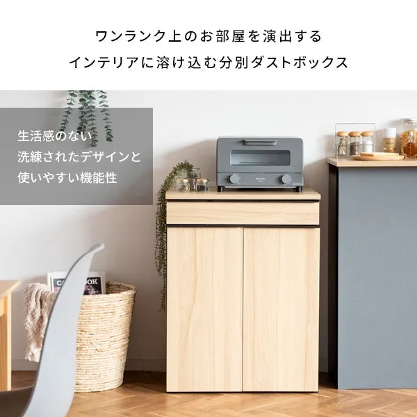 分別ドロワーダストボックス NotT ノット DB-F2200 幅60cm 奥行42cm 高さ80cm