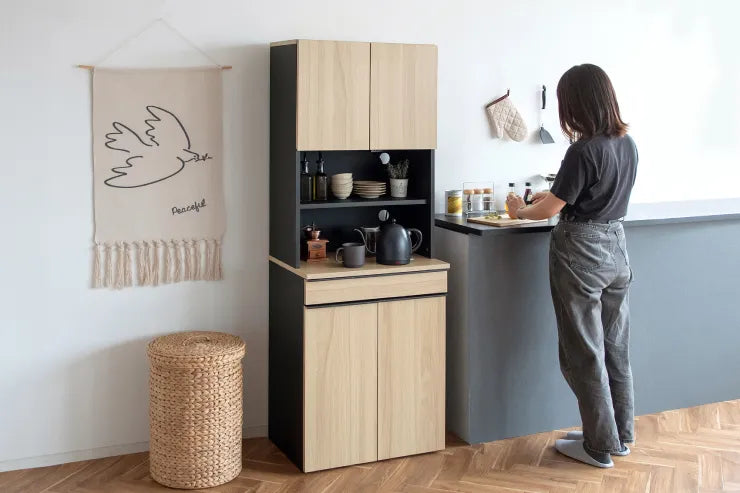 分別ドロワーダストボックスラック NotT ノット DB-F3200 幅60cm 奥行き42cm 高さ170cm