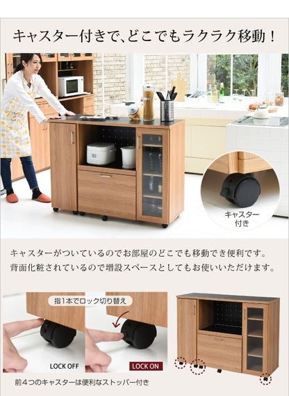 キッチンカウンター FAP-1022SET 幅120cm 奥行41.5cm 高さ89.5cm