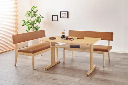 ダイニング3点セット グラース GRACE-3 幅110cm 奥行き70cm 高さ65cm